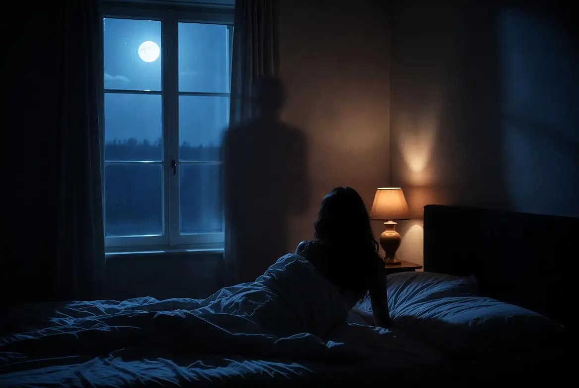 Djinn amoureux chez la femme : présence nocturne ressentie, insomnies à 3h du matin et sensation d'être accompagnée par une présence invisible