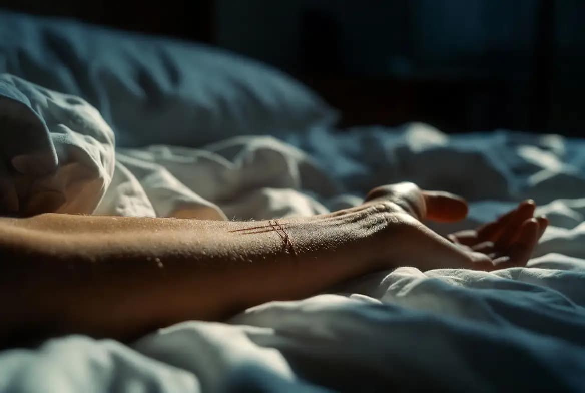 Griffures au réveil : traces parallèles inexpliquées découvertes sur la peau au petit matin, sans animal ni blessure